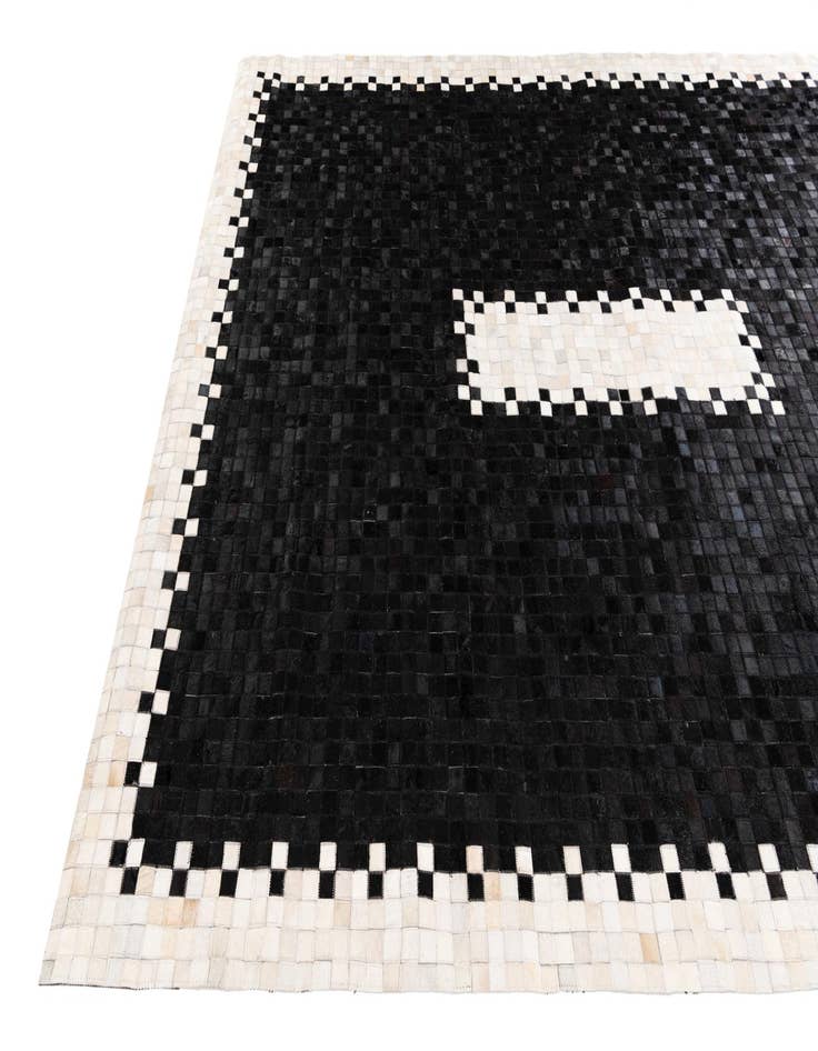 Detail image of  8' x 9' 9 Cowhide Stocks Rug