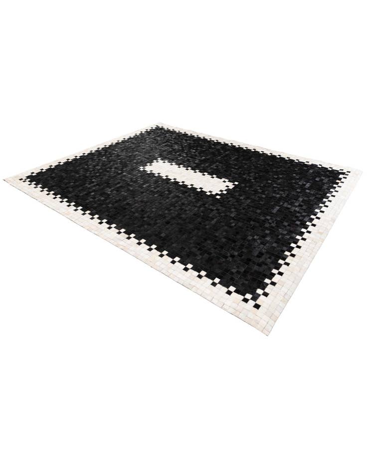 Detail image of  8' 2 x 9' 11 Cowhide Stocks Rug