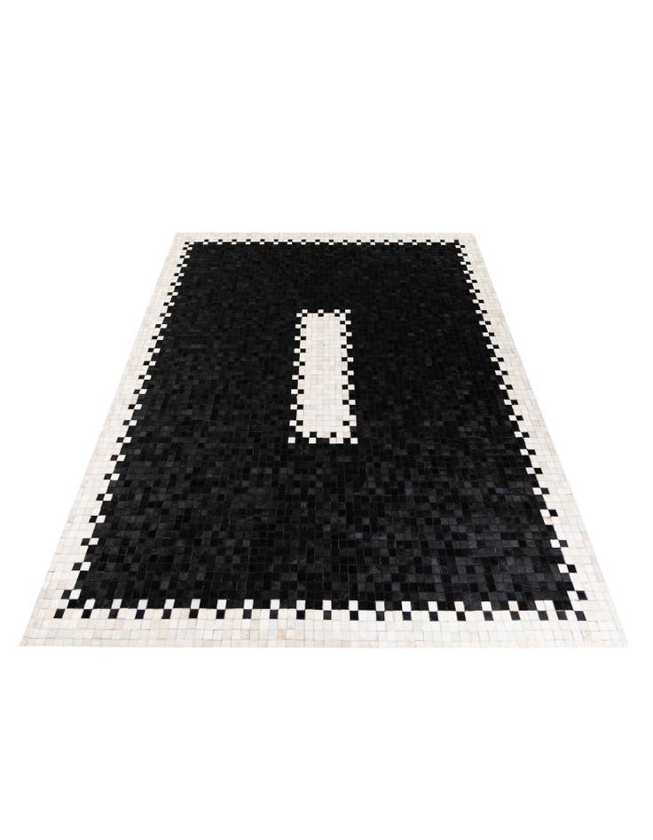 Detail image of  8' 2 x 9' 11 Cowhide Stocks Rug