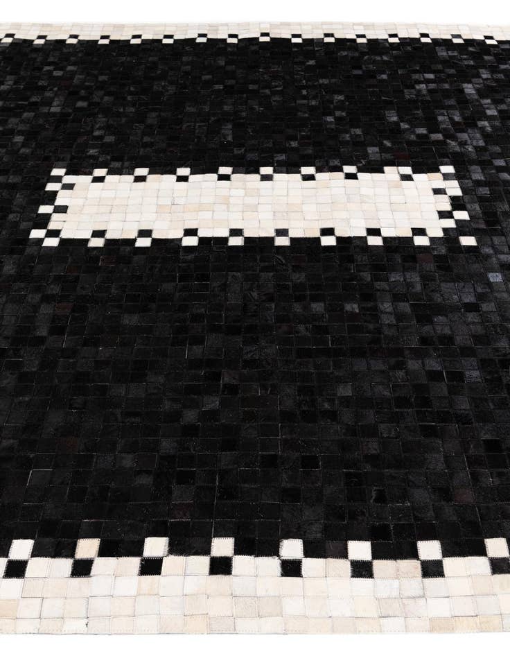 Detail image of  8' 2 x 9' 11 Cowhide Stocks Rug