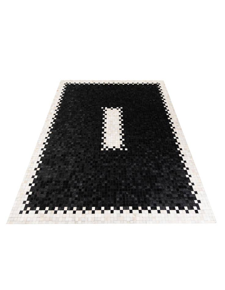 Detail image of  8' 1 x 9' 11 Cowhide Stocks Rug