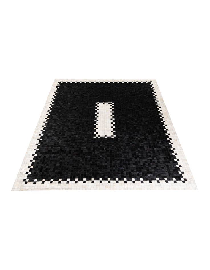 Detail image of  8' 1 x 9' 11 Cowhide Stocks Rug