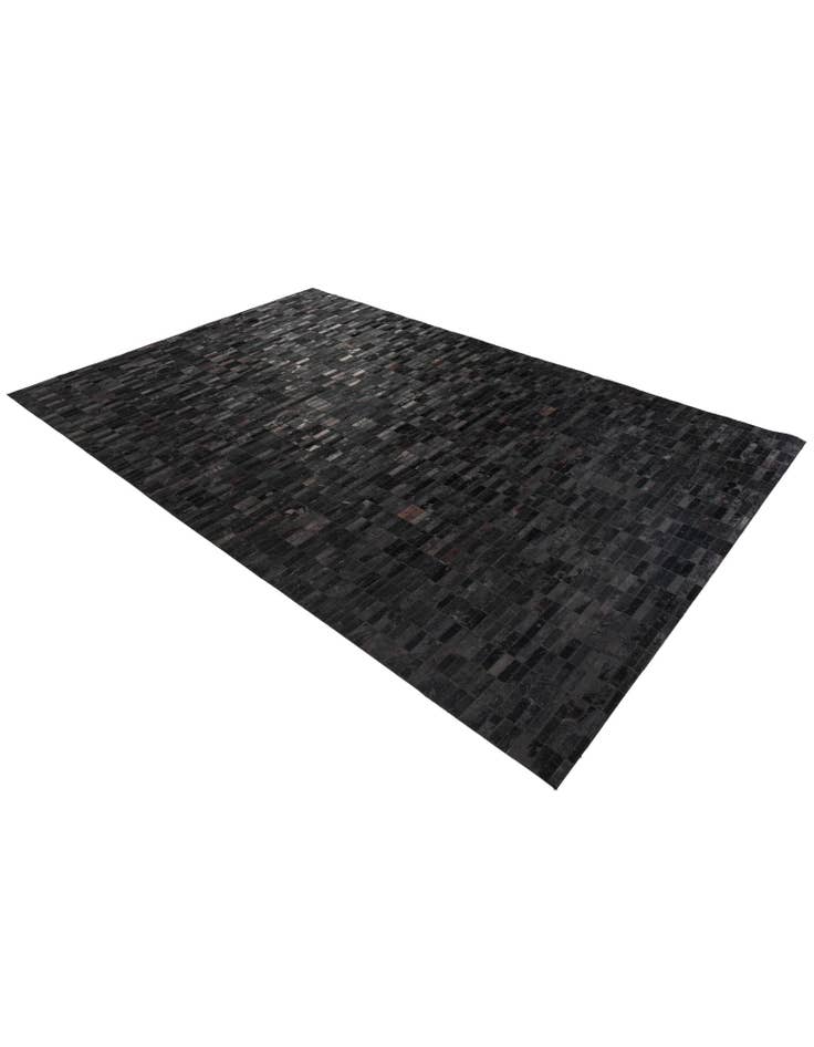 Detail image of  5' 11 x 9' Cowhide Stocks Rug