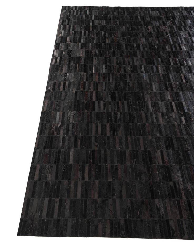 Detail image of  5' 11 x 9' Cowhide Stocks Rug