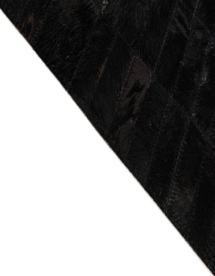 Detail image of  5' 11 x 9' Cowhide Stocks Rug