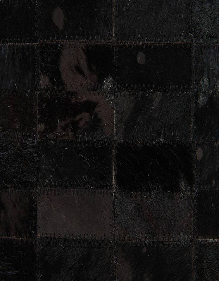 Detail image of  5' 11 x 9' Cowhide Stocks Rug