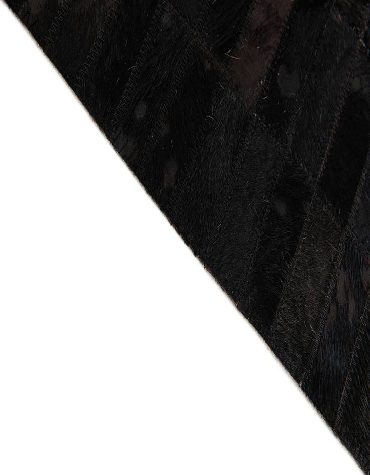 Detail image of  5' 11 x 9' Cowhide Stocks Rug