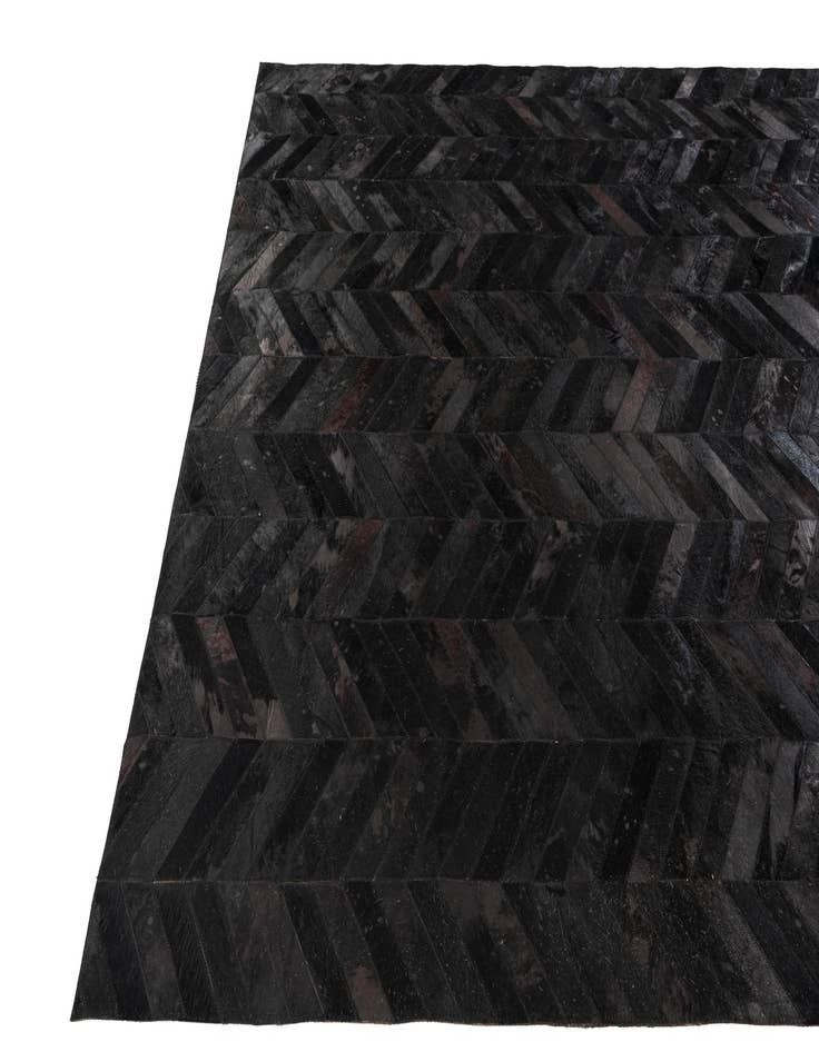 Detail image of  6' x 9' Cowhide Stocks Rug