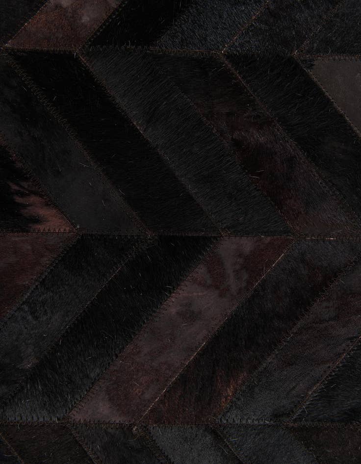 Detail image of  6' x 9' Cowhide Stocks Rug