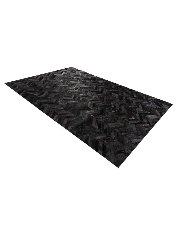 Detail image of  6' x 8' 11 Cowhide Stocks Rug
