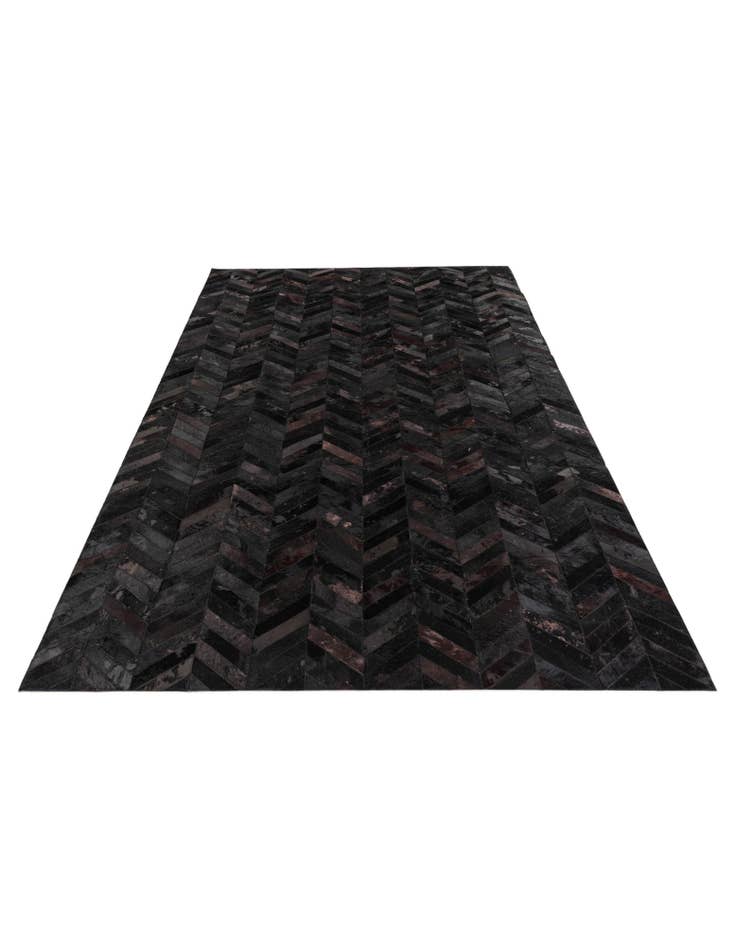 Detail image of  6' x 8' 11 Cowhide Stocks Rug