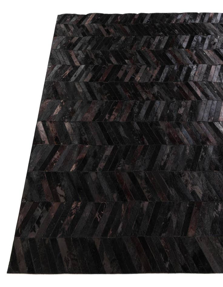 Detail image of  6' x 8' 11 Cowhide Stocks Rug