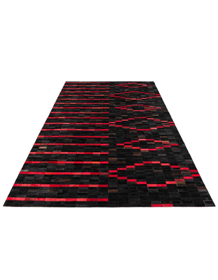 Detail image of  5' x 7' 11 Cowhide Stocks Rug