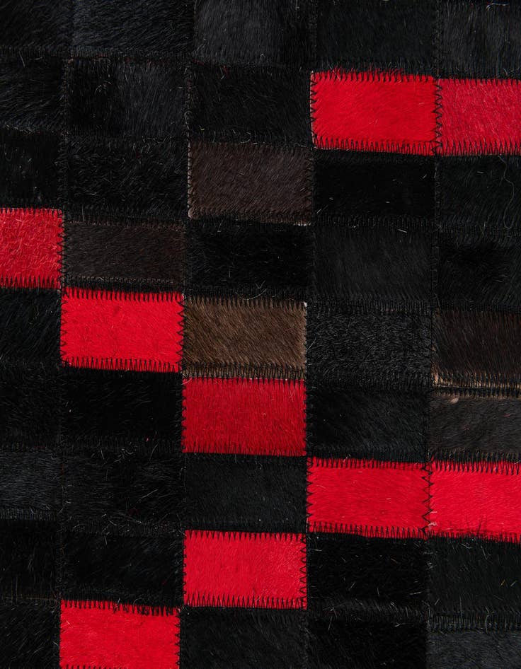Detail image of  5' x 7' 11 Cowhide Stocks Rug
