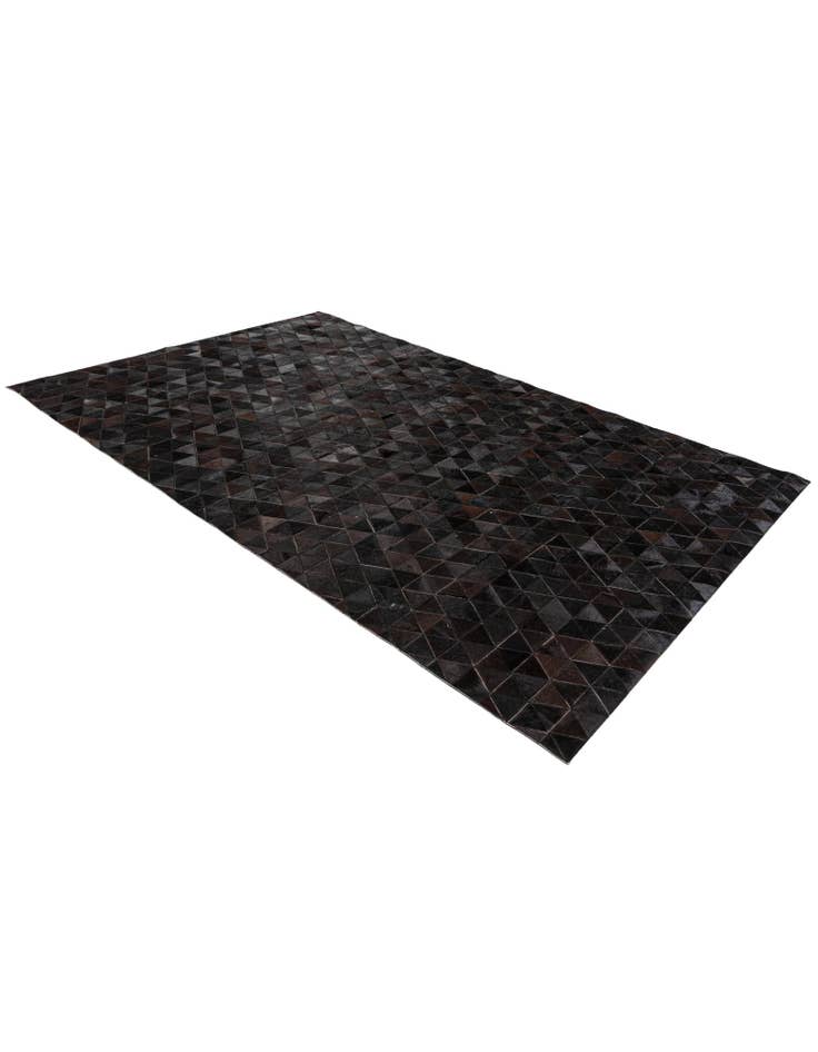 Detail image of  5' 1 x 7' 10 Cowhide Stocks Rug