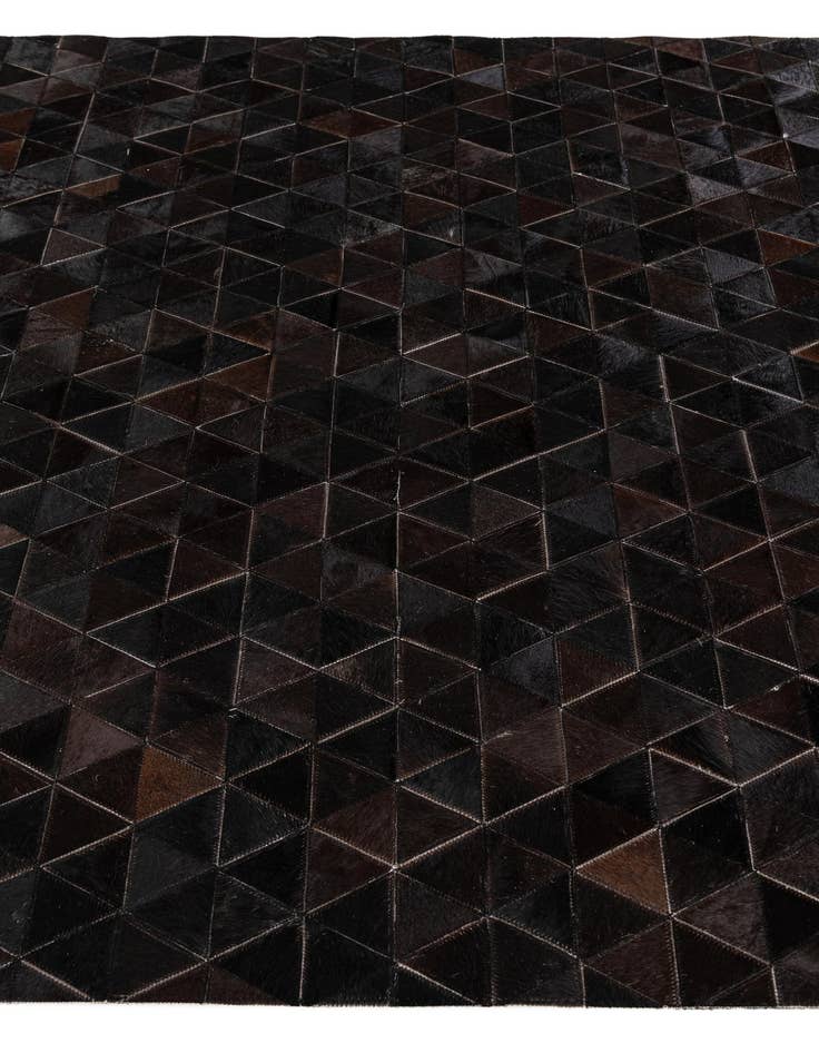 Detail image of  5' 1 x 7' 10 Cowhide Stocks Rug