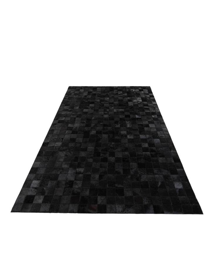 Detail image of  4' 11 x 7' 11 Cowhide Stocks Rug