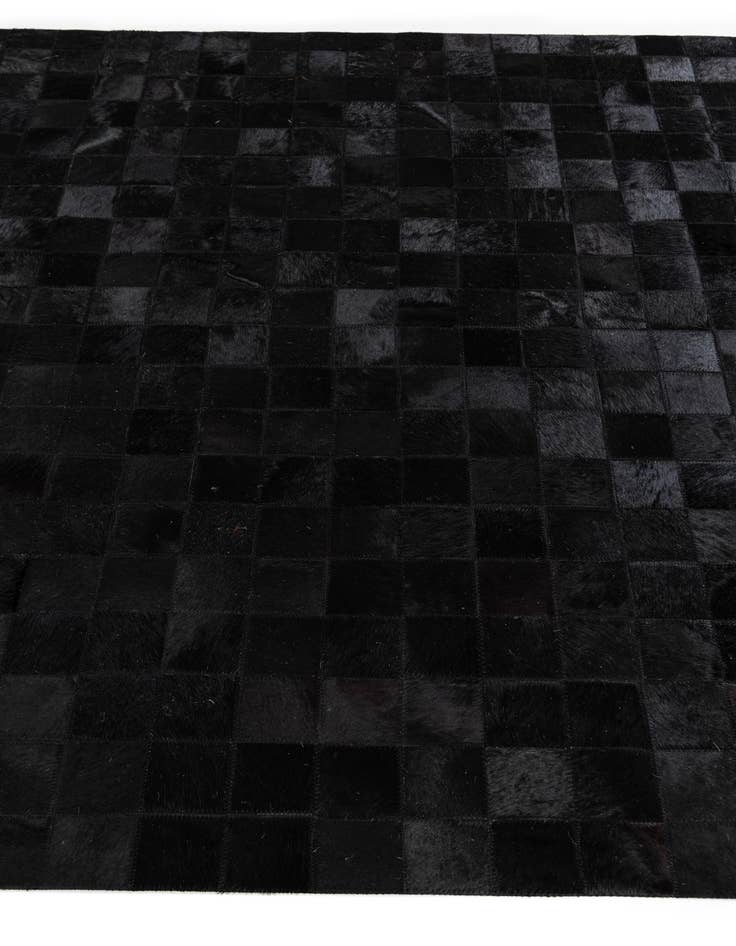 Detail image of  4' 11 x 7' 11 Cowhide Stocks Rug