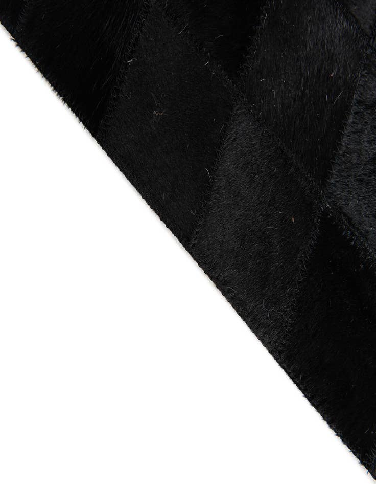 Detail image of  4' 11 x 7' 11 Cowhide Stocks Rug