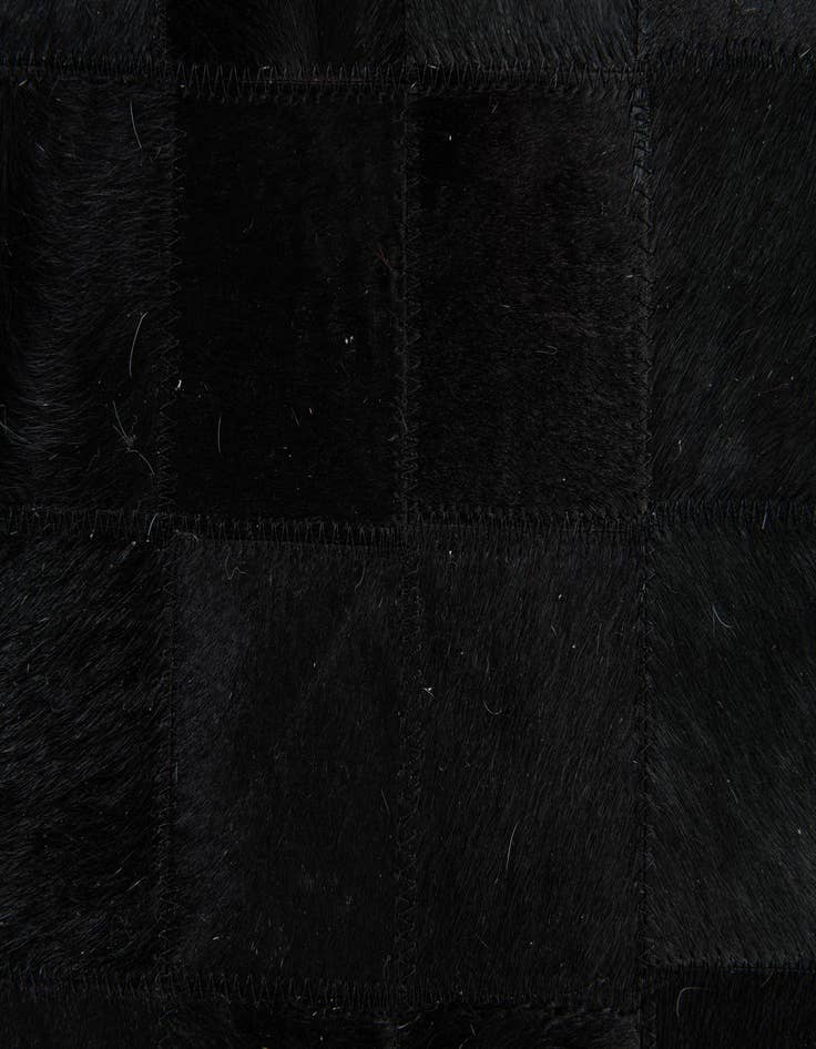 Detail image of  4' 11 x 7' 11 Cowhide Stocks Rug