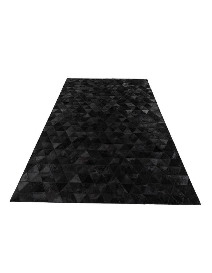 Detail image of  5' x 8' Cowhide Stocks Rug