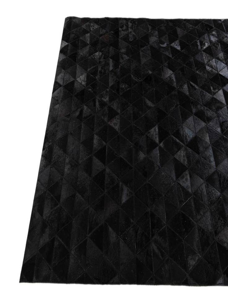 Detail image of  5' x 8' Cowhide Stocks Rug