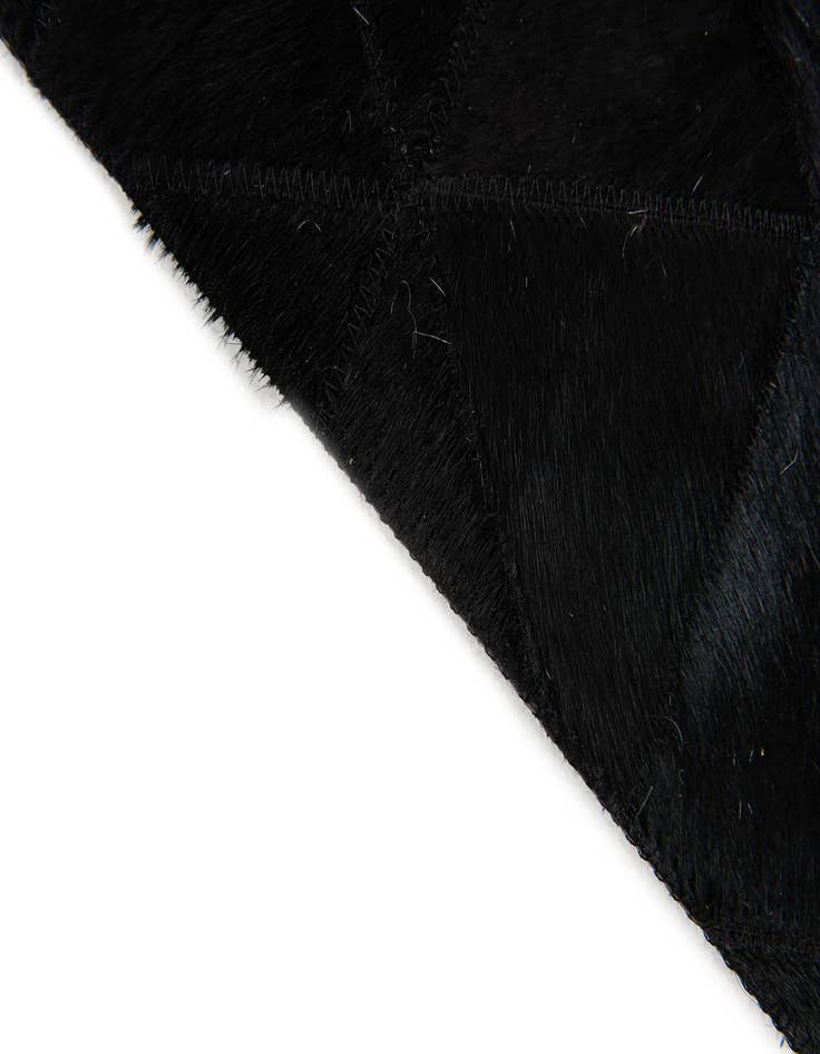 Detail image of  5' x 8' Cowhide Stocks Rug