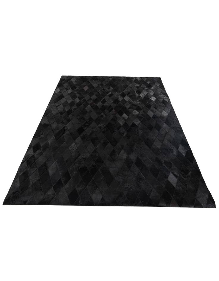 Detail image of  5' 7 x 7' 11 Cowhide Stocks Rug