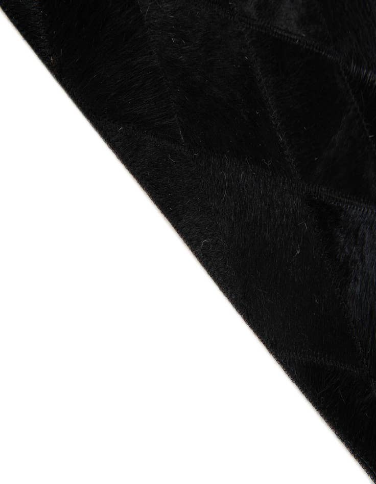 Detail image of  5' 7 x 7' 11 Cowhide Stocks Rug