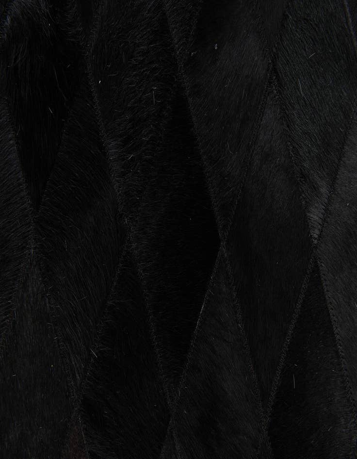 Detail image of  5' 7 x 7' 11 Cowhide Stocks Rug