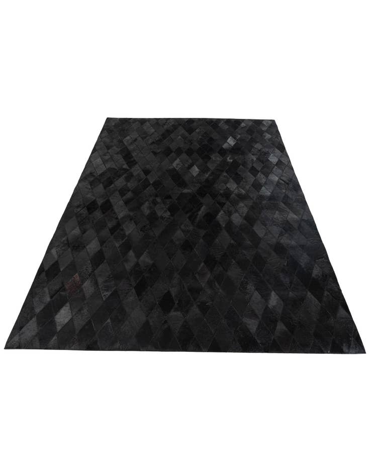 Detail image of  5' 7 x 7' 11 Cowhide Stocks Rug