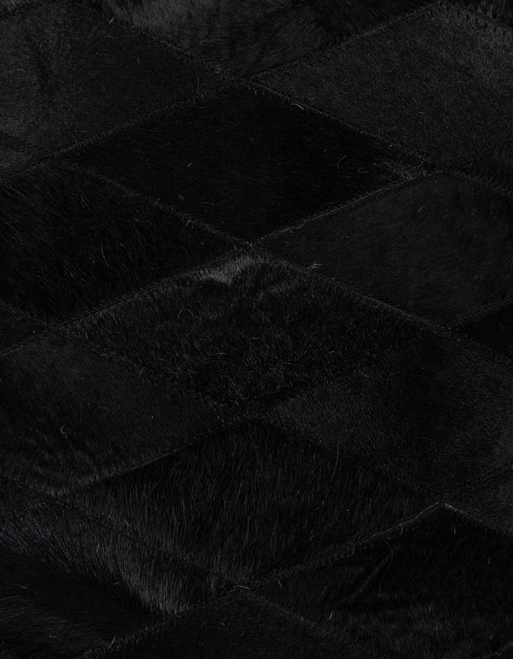 Detail image of  5' 7 x 7' 11 Cowhide Stocks Rug