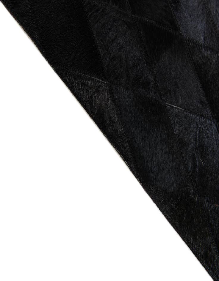 Detail image of  5' 7 x 7' 11 Cowhide Stocks Rug