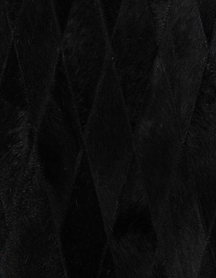 Detail image of  5' 7 x 7' 11 Cowhide Stocks Rug