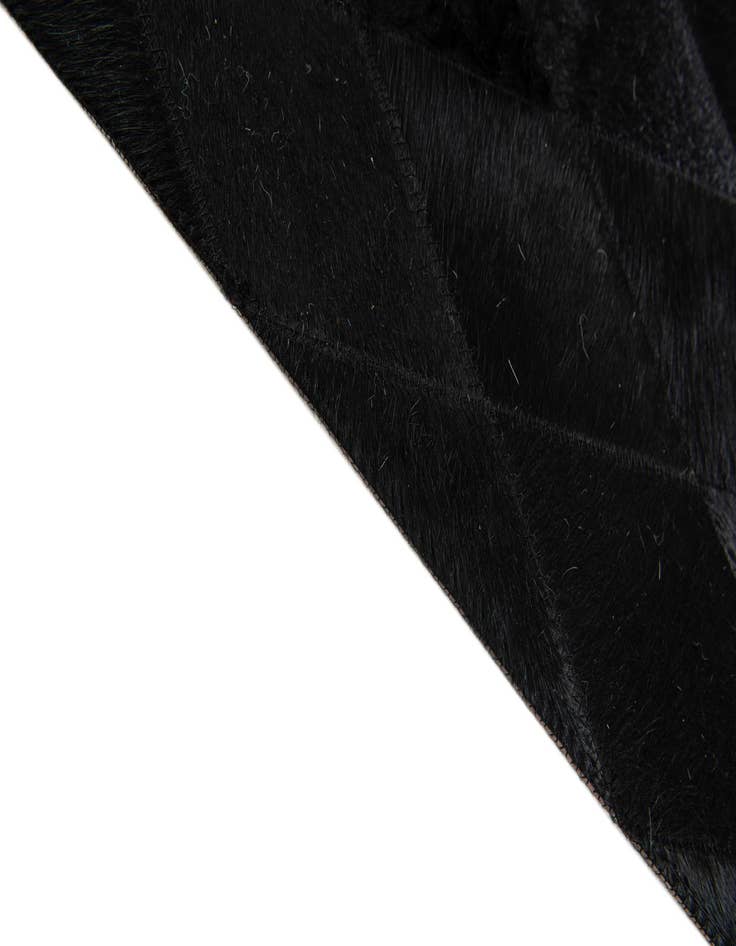 Detail image of  5' 7 x 7' 11 Cowhide Stocks Rug