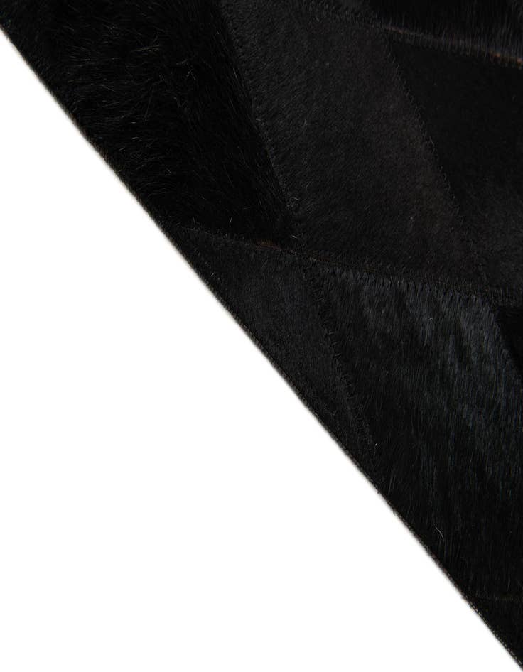 Detail image of  5' 2 x 8' Cowhide Stocks Rug