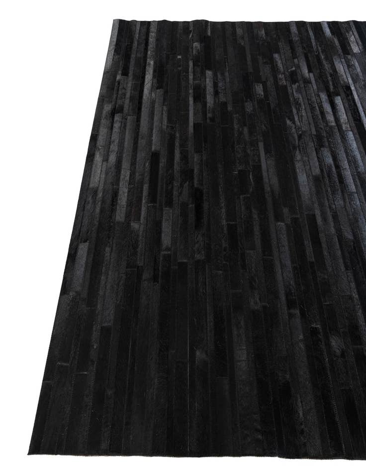 Detail image of  4' 11 x 7' 11 Cowhide Stocks Rug