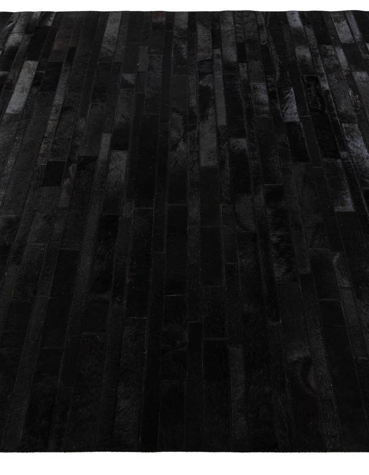 Detail image of  4' 11 x 7' 11 Cowhide Stocks Rug