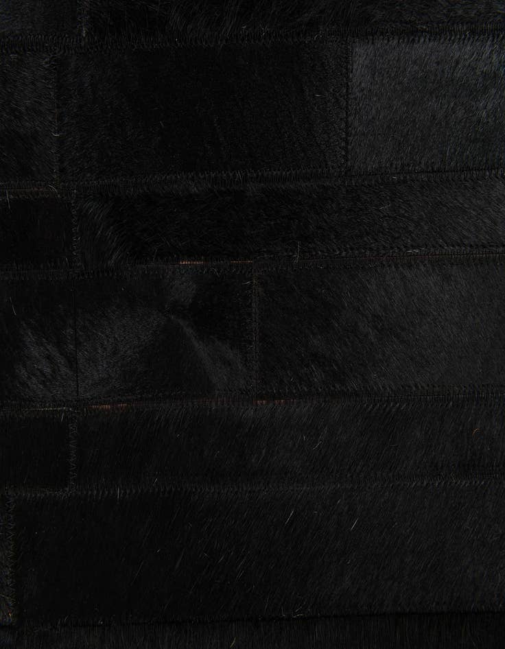 Detail image of  4' 11 x 7' 11 Cowhide Stocks Rug