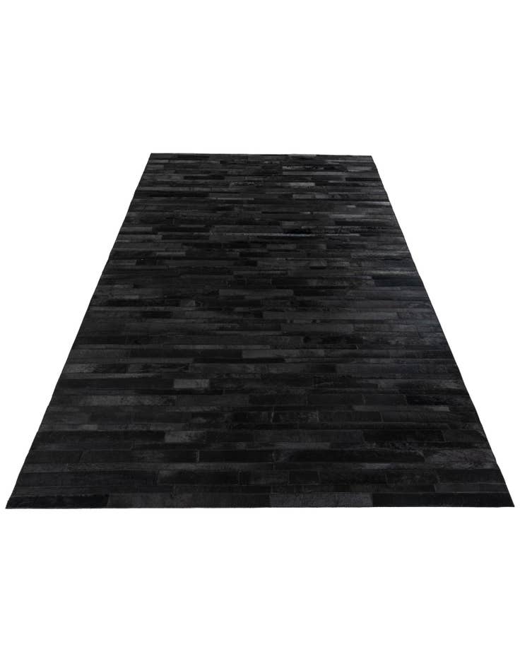 Detail image of  5' x 8' Cowhide Stocks Rug