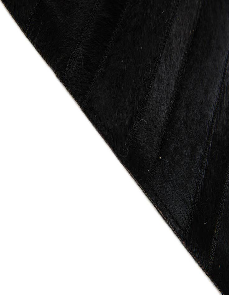 Detail image of  5' x 8' Cowhide Stocks Rug