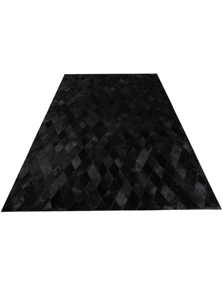 Detail image of  5' 2 x 8' Cowhide Stocks Rug