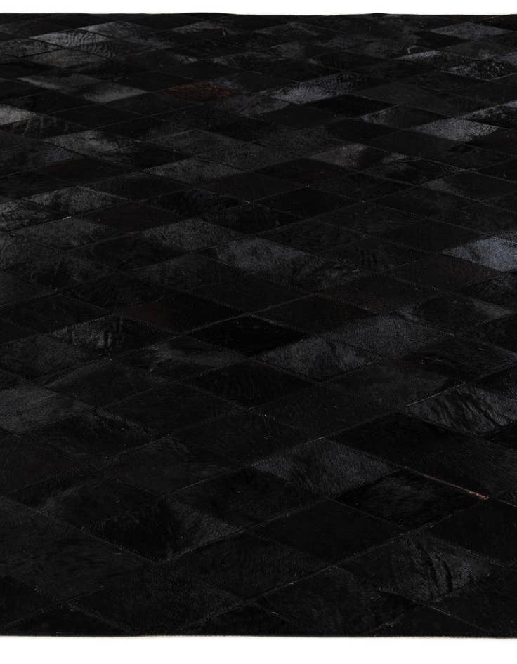 Detail image of  5' 2 x 8' Cowhide Stocks Rug