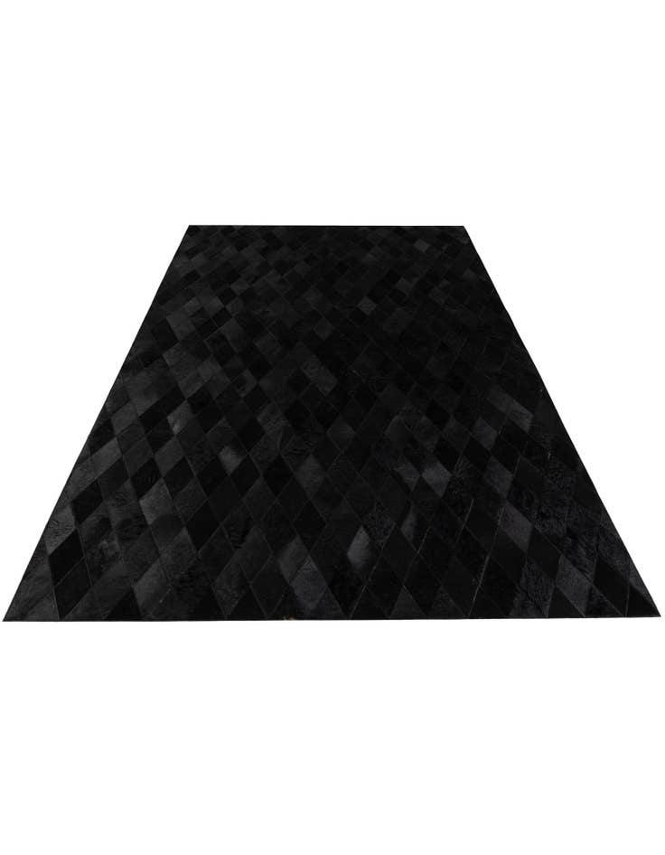 Detail image of  5' 2 x 8' Cowhide Stocks Rug