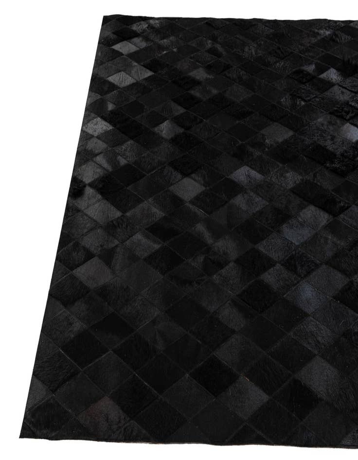 Detail image of  5' 2 x 8' Cowhide Stocks Rug