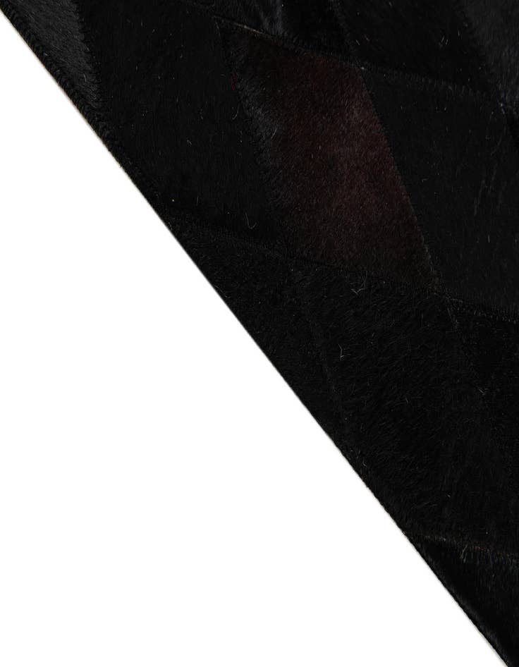 Detail image of  5' 2 x 8' Cowhide Stocks Rug