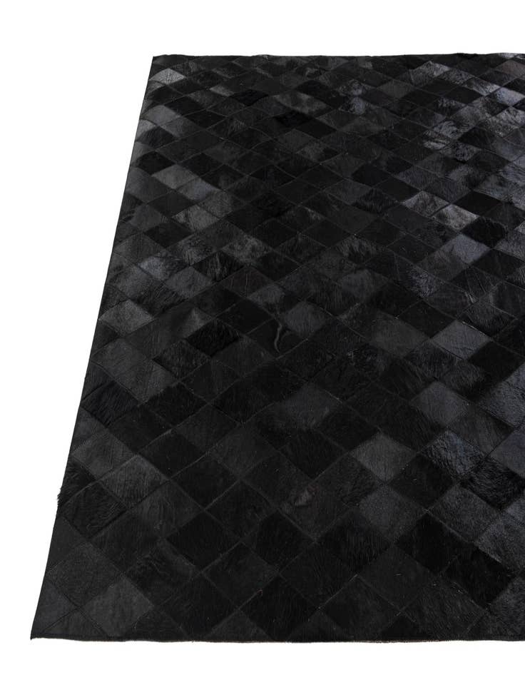 Detail image of  5' 1 x 8' Cowhide Stocks Rug