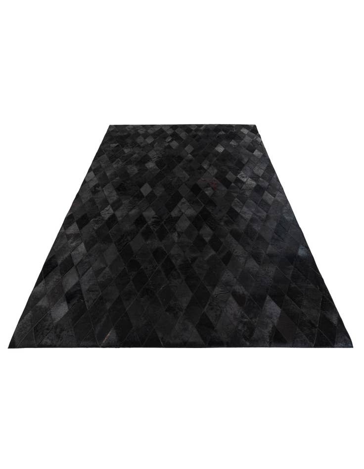 Detail image of  5' 1 x 7' 11 Cowhide Stocks Rug