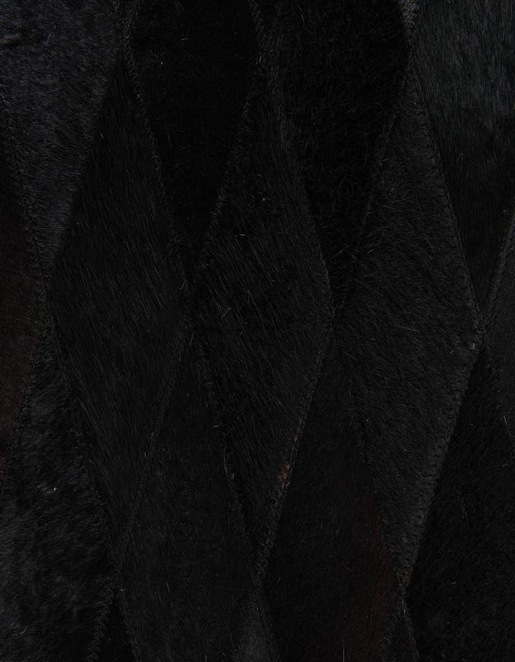 Detail image of  5' 1 x 7' 11 Cowhide Stocks Rug