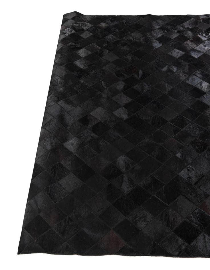 Detail image of  5' 2 x 7' 11 Cowhide Stocks Rug